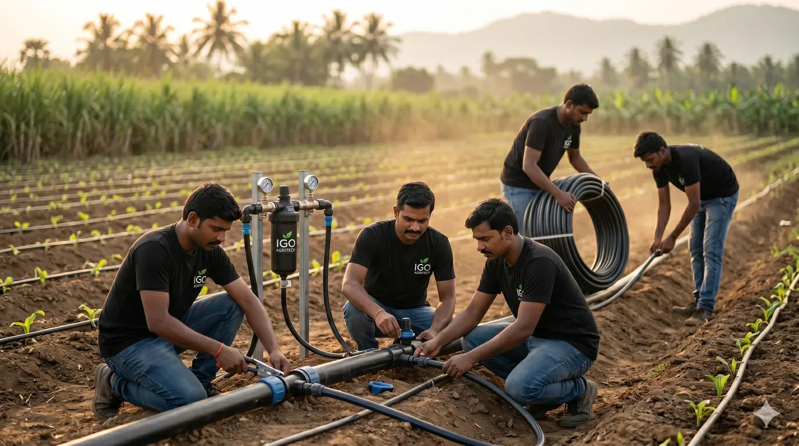 Drip Irrigation Installation